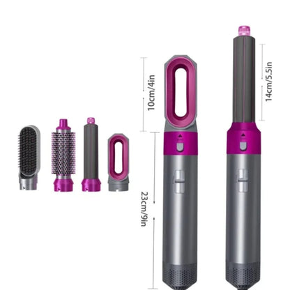 AirGlow 5X™  - Cepillo Alisador Secador 5 En 1