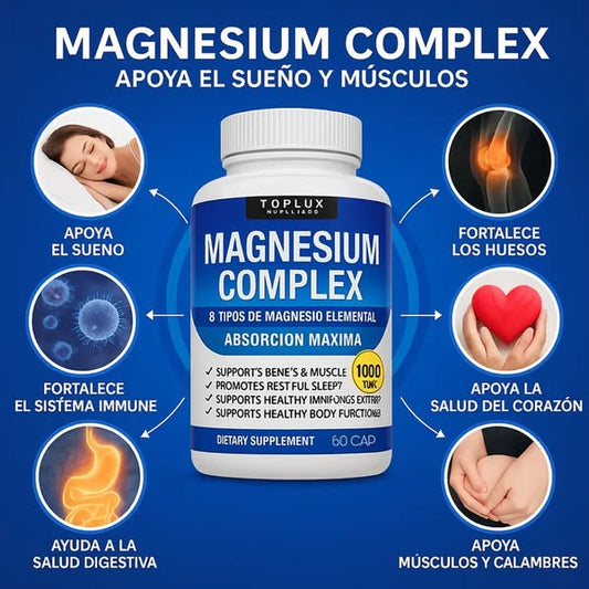 MAGNESIO  | 60 CAPSULAS CADA UNO