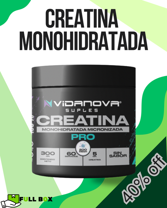 Creatina Monohidratada 300g de 200MESH