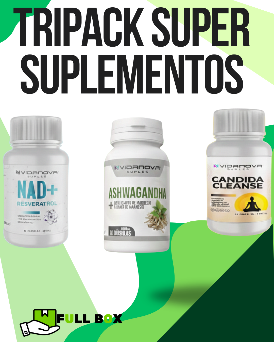 TRIPACK CANDIDA/NAD/ASHWAGANDHA/