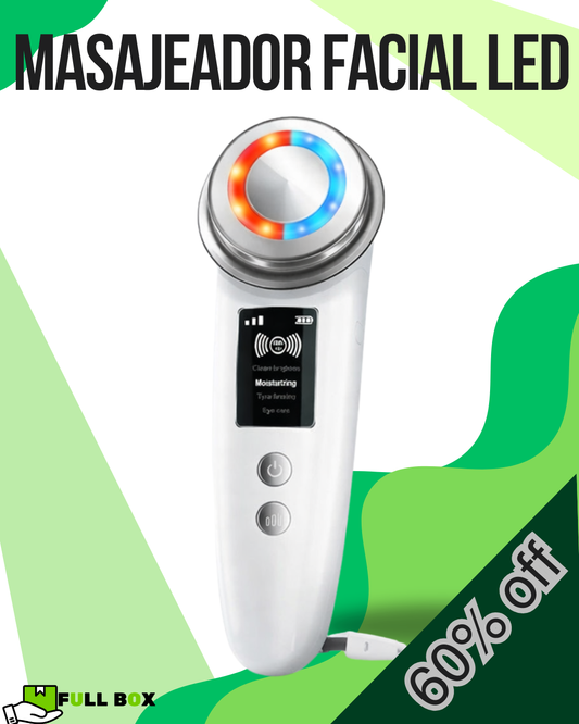 DermaGlow LED™ - Masajeador Facial Ultrasonico