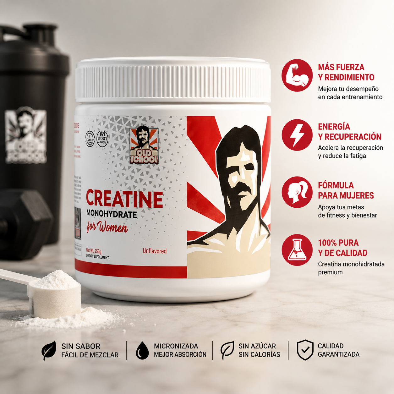 Old School -Creatina Monohidratada 230gr