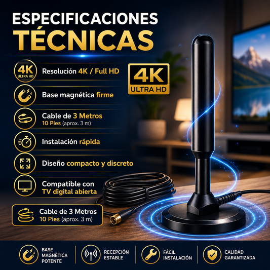 Antena digital hd tv
