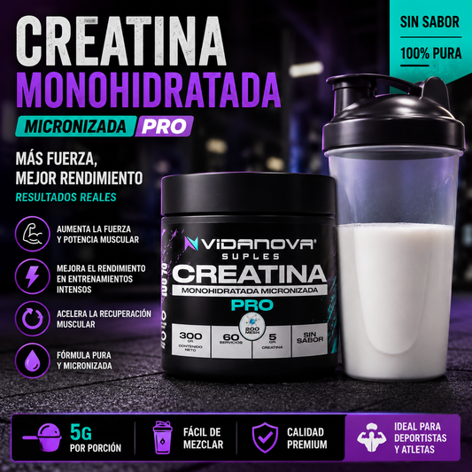 Creatina Monohidratada 300g de 200MESH