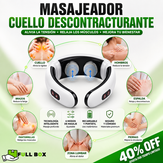Electro Estimulador Masajeador Cuello