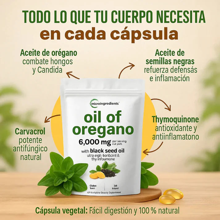 ACEITE DE OREGANO 300 CAPSULAS