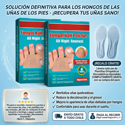 PARCHE UÑAS ANTIHONGOS 2 CAJAS POR EL VALOR DE UNA - ( 16 PARCHES CADA CAJA)