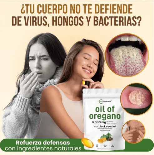 ACEITE DE OREGANO 300 CAPSULAS