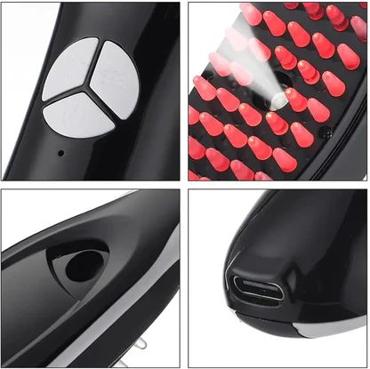 RaízVital Pro™ Peine Con Tecnología LED
