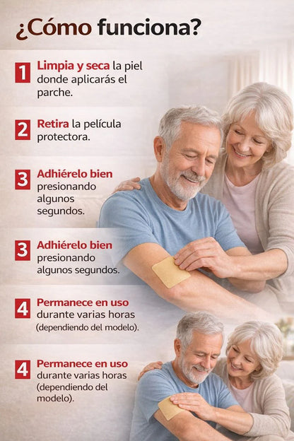 PACK PARCHES PARA DOLOR DE ARTRITIS X3- (36 PARCHES ) GRATIS CREMA PARA EL DOLOR MUSCULAR Y ARTICULACULACIONES